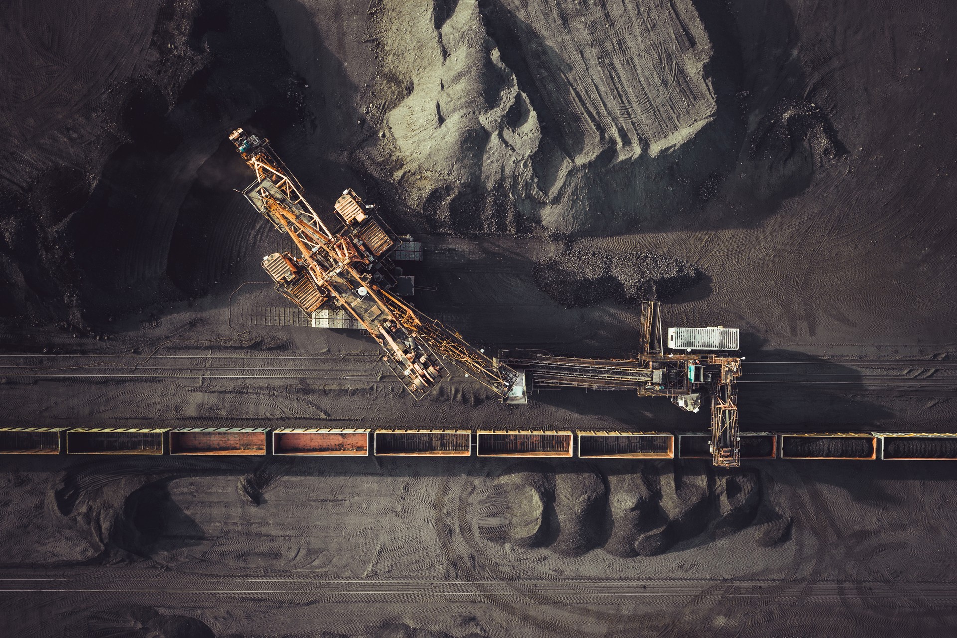 Coal mining from above